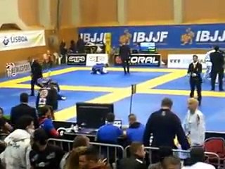 European Open BJJ 2015 Semifinal Blue Master 5 ultra-heavy