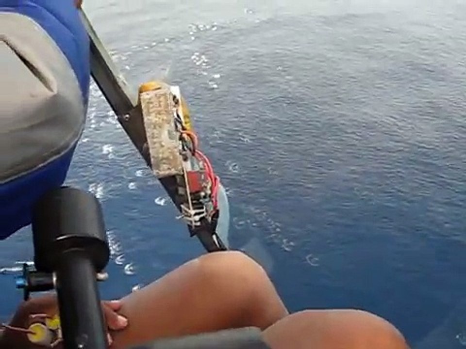 Barco Atunero trabajando mancha