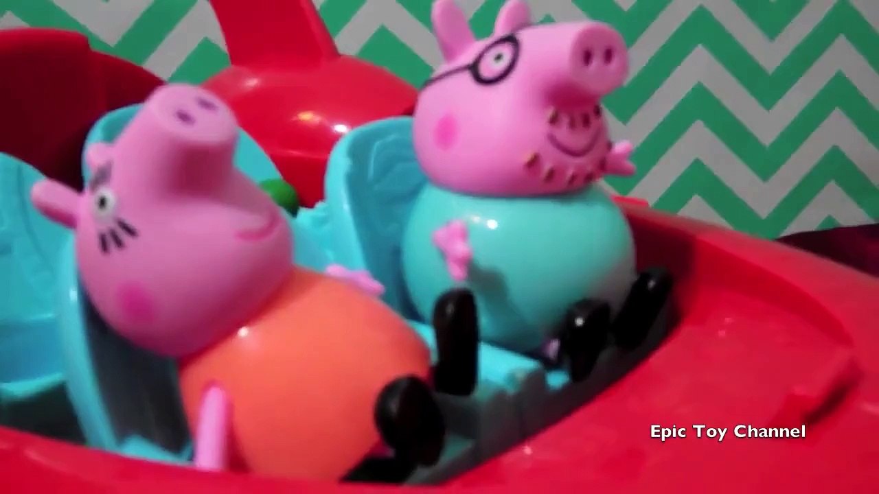 Pat Pat Rocket Little Einsteins takes Peppa Pig and Family on Summer Vacation