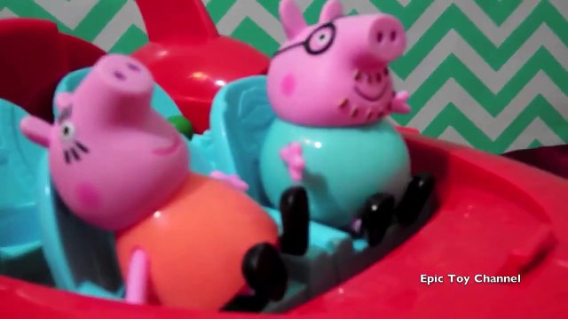 Pat Pat Rocket Little Einsteins takes Peppa Pig and Family on Summer Vacation