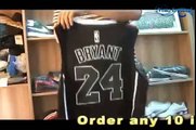 Los Angeles Lakers 24 Kobe Bryant Black Jerseys