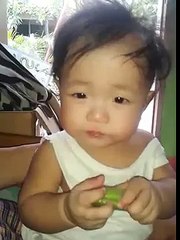 CUTE Baby sour face