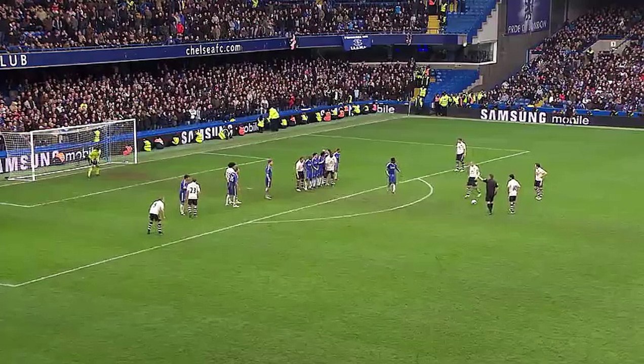 Everton vs Chelsea Baines goals brilliant free-kick full
