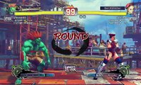Ultra Street Fighter IV-Kampf: Blanka gegen Cammy