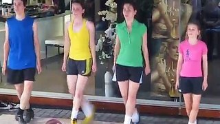 Irish Dancers in Christchurch Cashel Mall