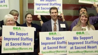 Sacred Heart Nurses Support Safe Staffing