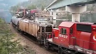 CP Rail Train from Nelson to Trail
