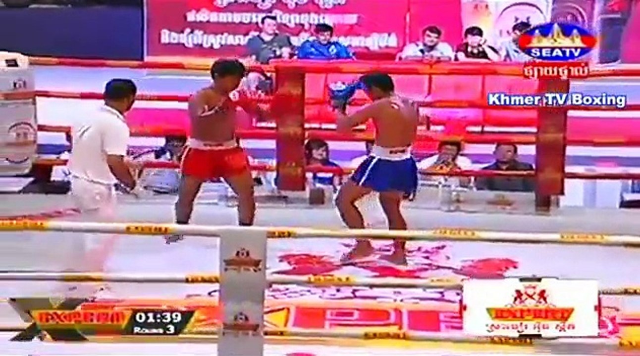 Khmer Boxing, Ma ChakChan Vs Morn Sameth, Seatv Boxing 12 Sep 2015