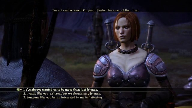 Dragon Age Origins: Leliana vs Morrigan Kiss