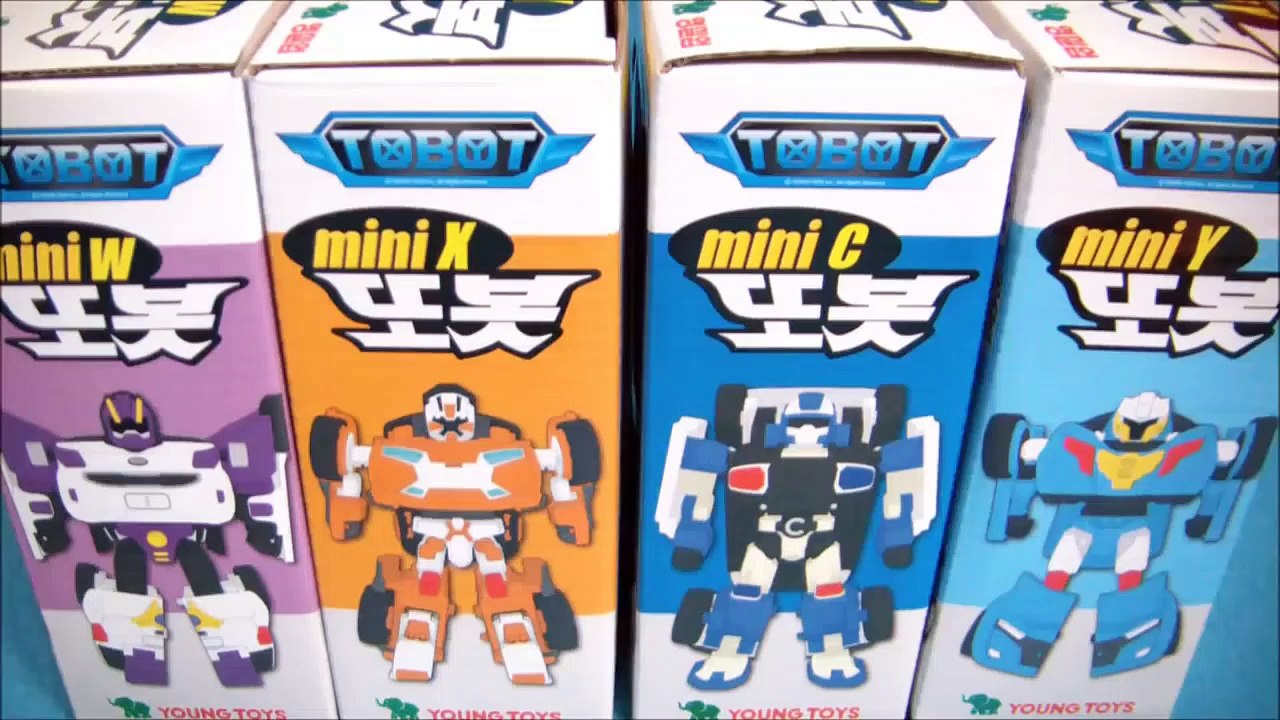 Ou robot mini-C W X Y et jouer avec l'évolution de la voiture de jouet Tobot mini voiture robot jouets