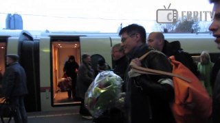 Morten Harket from a-ha arrived to Moscow on train, 19.10.2014 / Мортен Харкет приехал в Москву
