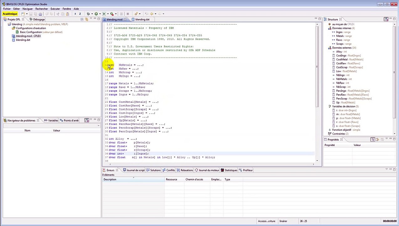 Cplex installation and use