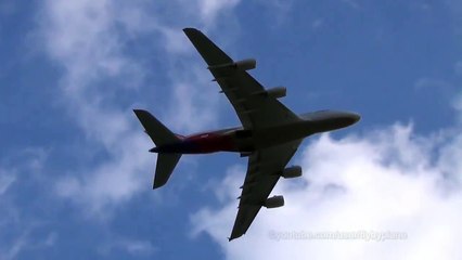 Asiana Airlines A380 [HL7634] | Low Approach and Takeoff in Hamburg