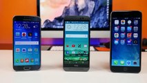 Galaxy S6 vs HTC One M9 vs iPhone 6 Plus Speed Test & Benchmarks