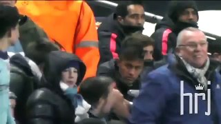 Neymar Tries to Fight Against Manchester City Fan After Being Teased
