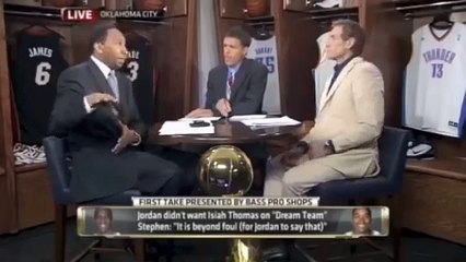 First Take - Michael Jordan admits he hates Isiah Thomas