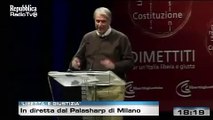 Libertà e Giustizia-Berlusconi dimettiti- intervento di Giuliano Pisapia