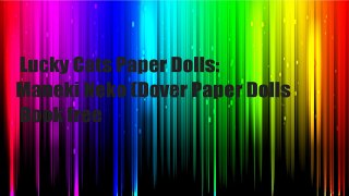 Lucky Cats Paper Dolls: Maneki Neko (Dover Paper Dolls  Book free