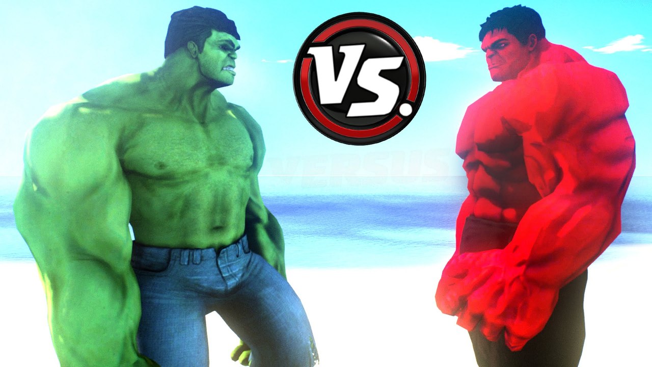 HULK VS RED HULK - SUPERHERO BATTLE - Video Dailymotion