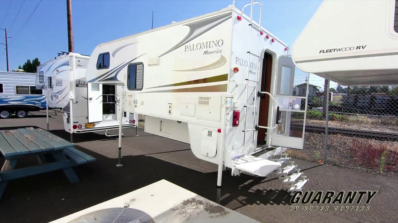 2012 Palomino Maverick 8801 Truck Camper Walkthrough • Guaranty.com