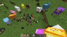 PopularMMOs Minecraft - GIANT LUCKY BLOCKS (HUGE LUCKY BLOCKS, BOUNCY HOUSE, & BABY YOU!)