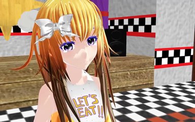 [MMD] FNAF Chica - doll house(ver.2)