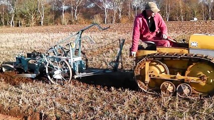 Bristol crawler tractor ploughing 1