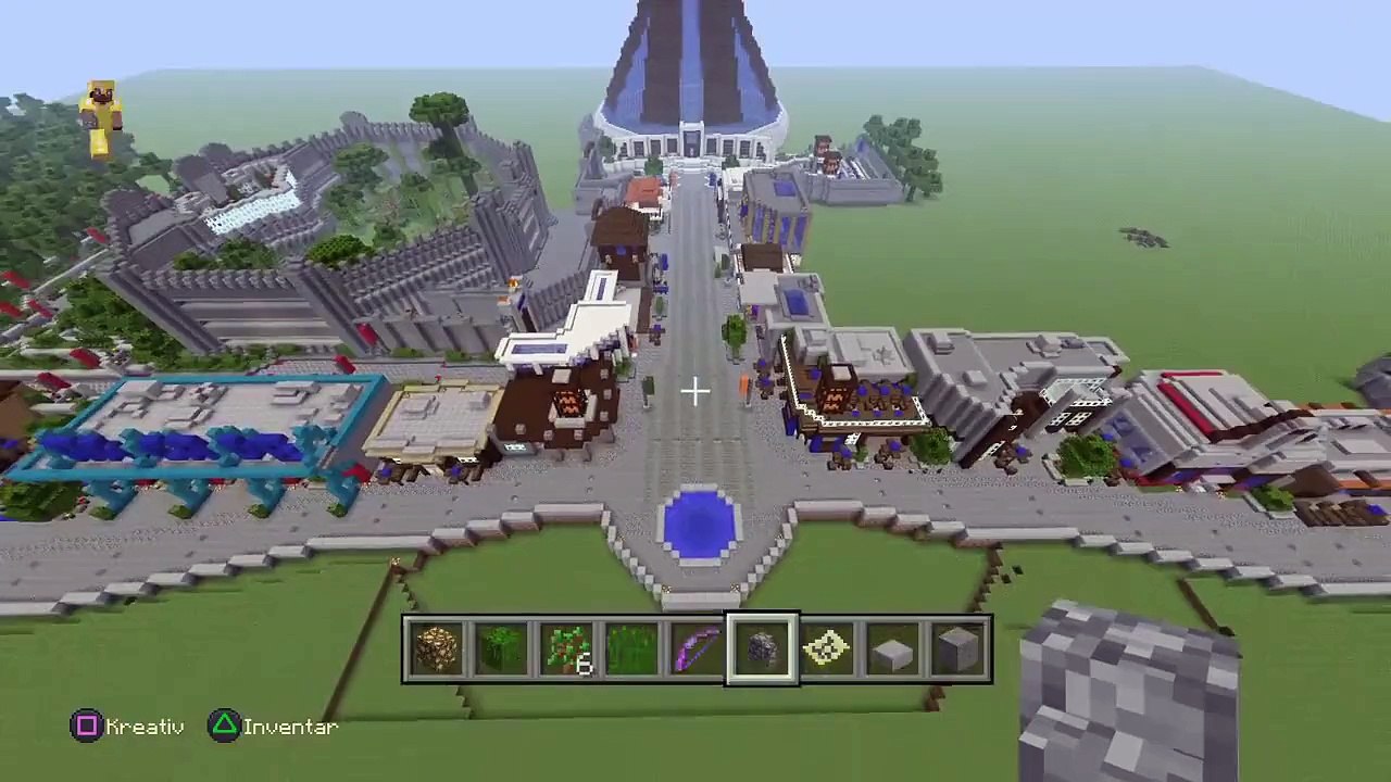Jurassic World in Minecraft PS4 (1/8) : How to build the Gyrosphere village  - video Dailymotion