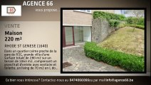 A vendre - Maison - RHODE ST GENESE (1640) - 220m²