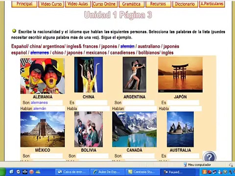 Aula Espanhol gratis 9 - Curso espanhol
