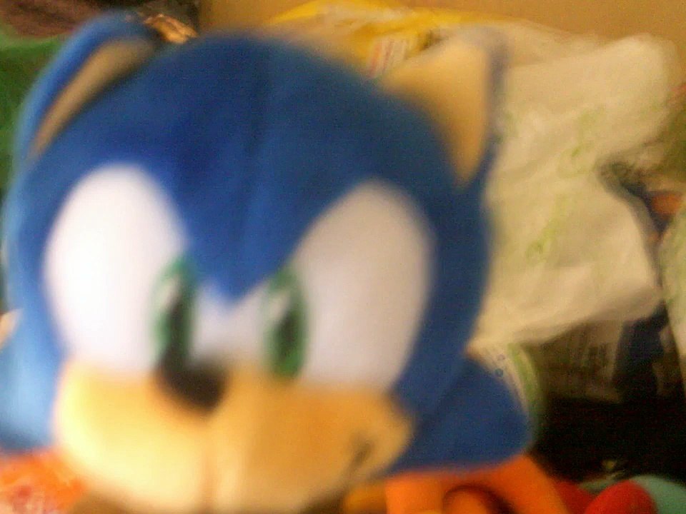 my sonic boom plush with music