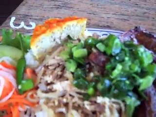 A various Vietnamese noodle soups and rice dish in San Jose, California