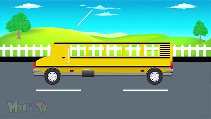 School Bus - Monster Trucks For Children - Video for Kids