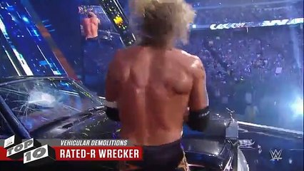 Vehicular Demolitions- WWE Top 10
