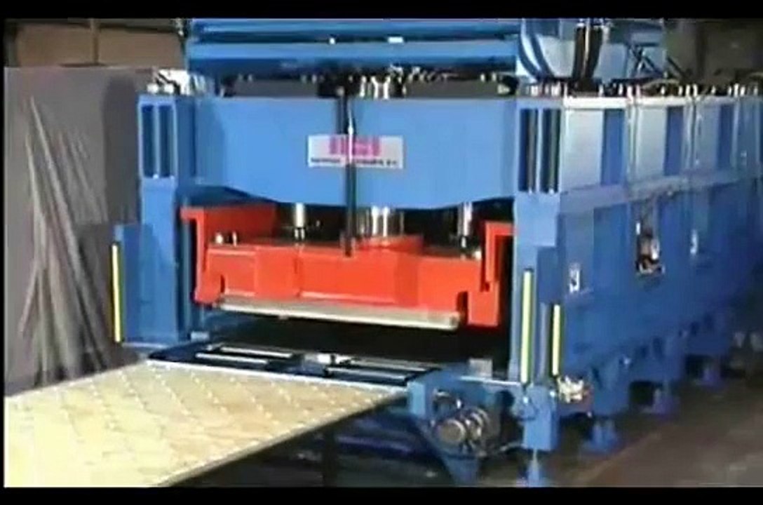 Schwabe SR Press (2,500 ton) Die Cutting Automotive Interiors - Freeman Schwabe Machinery