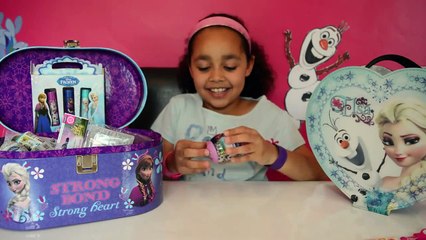 DISNEY FROZEN SURPRISE TOY BOX   FROZEN MAKEUP BOX   ELSA SINGING DOLL   Toys AndMe