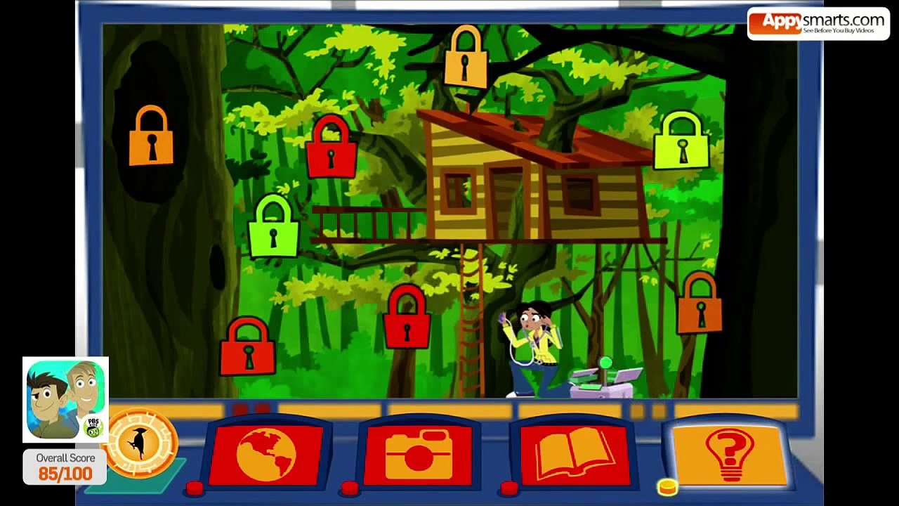 Wild Kratts World Adventure by PBS Kids   video review iPad, iPhone, 5+