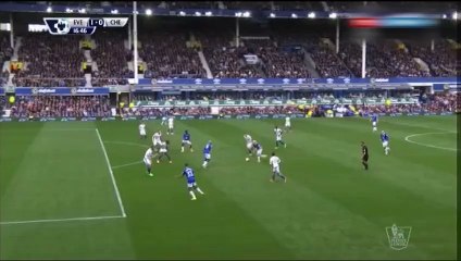 الهدف الاول لايفرتون في مرمي تشيلسي