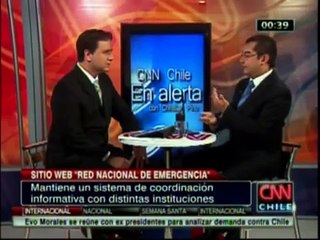 Entrevista de Christian Pino al Director de la Red Nacional Emergencia