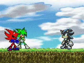 Dark super Slynic Vs Mephiles [Demonstration]