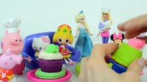 play doh ice cream shop lalaloopsy barbie peppa pig toys