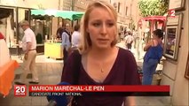 Reportage Carpentras - Marion Maréchal Le Pen en campagne 280512