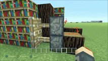 A Drawbridge And Bookcase Secret Door No Voice In Minecraft