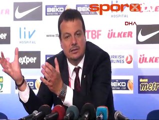 Ergin Ataman: "Maçın vebali hakemlerin üstüne..."
