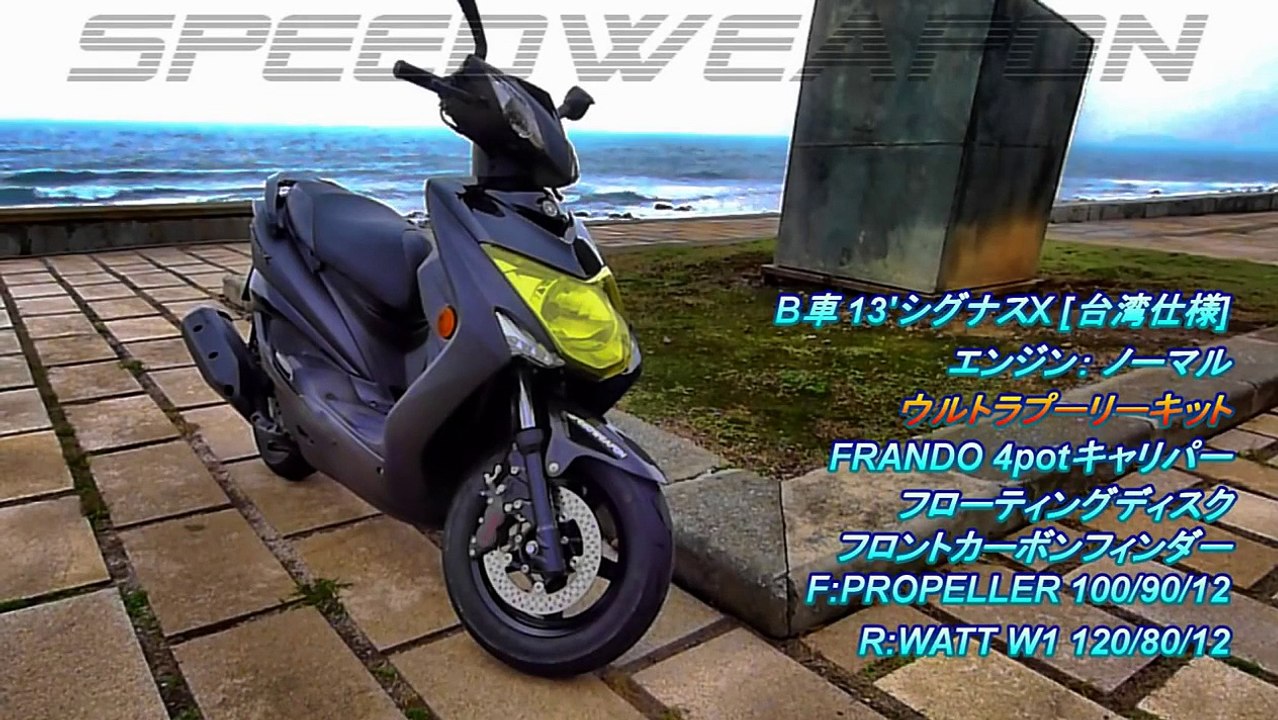 SPEEDWEAPON ULTRA Pulley kit YAMAHA CYGNUS X 125 シグナスX インプレッション