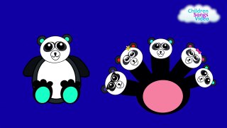 PANDA Finger Family Nursery Rhymes