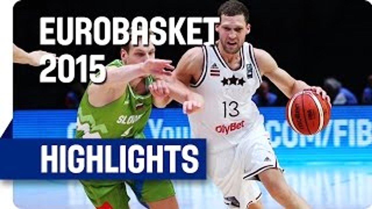 Latvia v Slovenia - Group X - Game Highlights - EuroBasket 2015