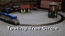 Testing Tree Circle for 2010 - G scale trains