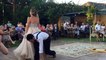Bride puts a spell on her groom during first dance