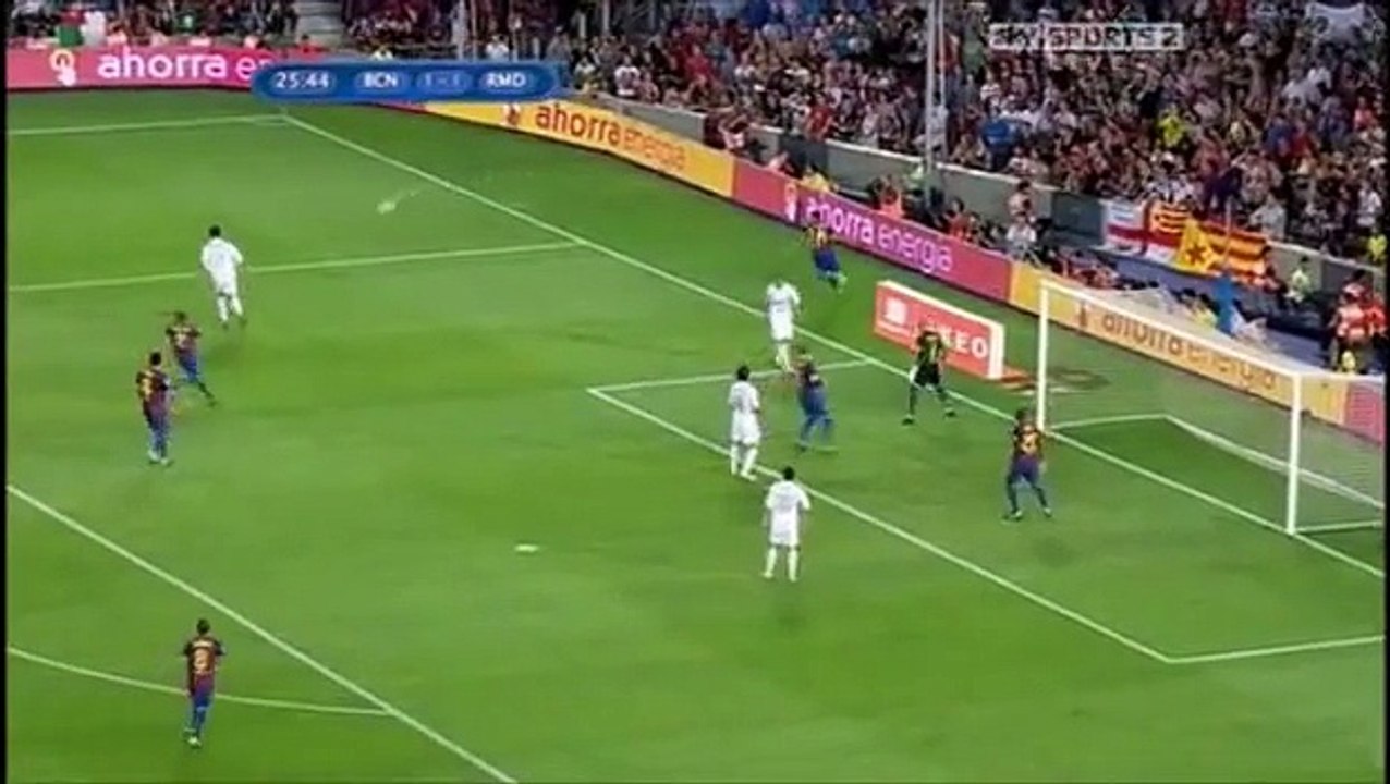 Real Madrid Passing and Pressing Vs Barcelona ( SuperCopa 2nd leg )